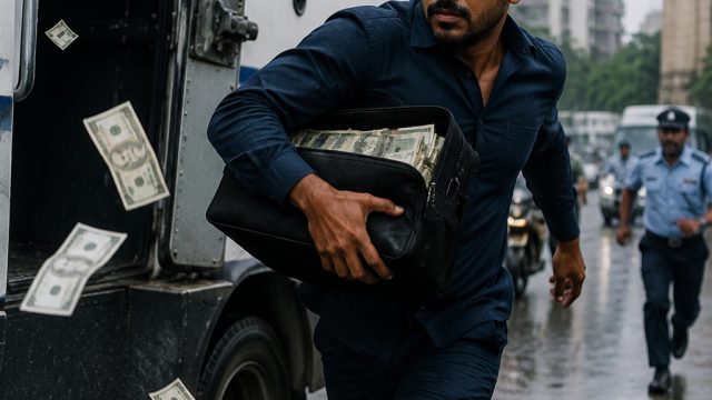 Heist in Hyderabad: Cash Van Driver Makes Off with 17 Lakhs