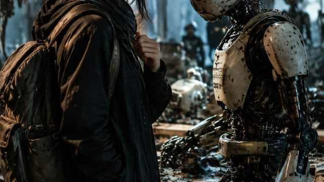 Exploring New Beginnings: The Journey of Gilda in a Robot-Infused World