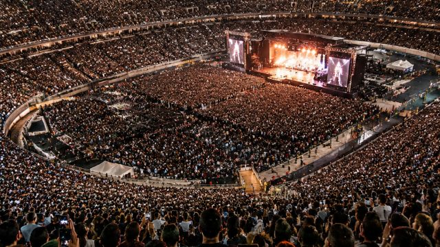 Massive Turnout at Chania National Stadium for Solidarity Concert